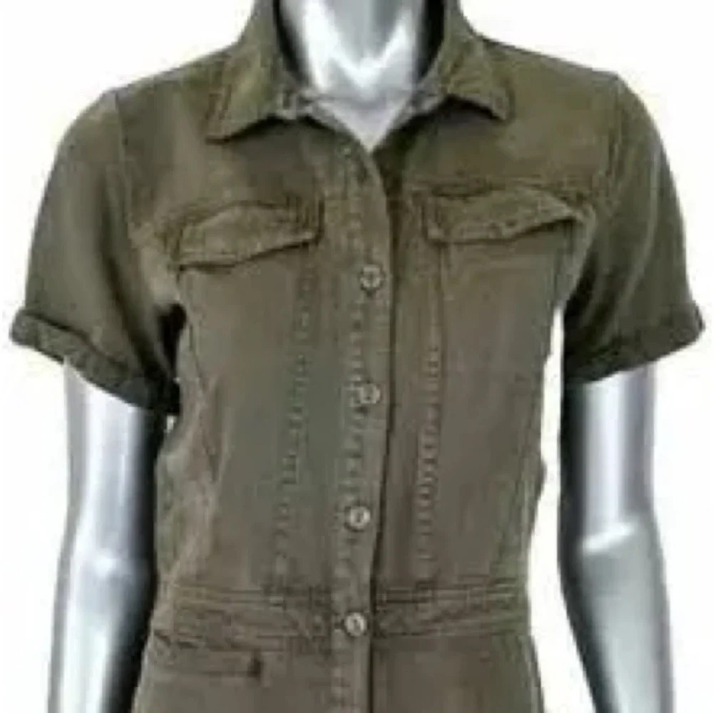 YFB green short sleeve coveralls - Picture 4 of 4